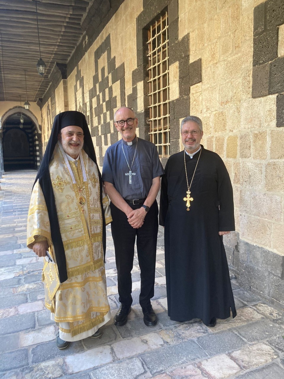 Il Cardinale Michael Czerny in visita Damasco, Siria 